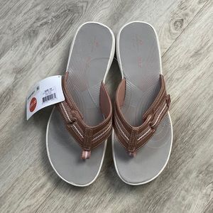 Rose gold sandals